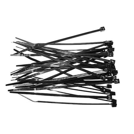 Racers Edge Tie Wraps - Black - 4 in. 30PK RCE5604BK